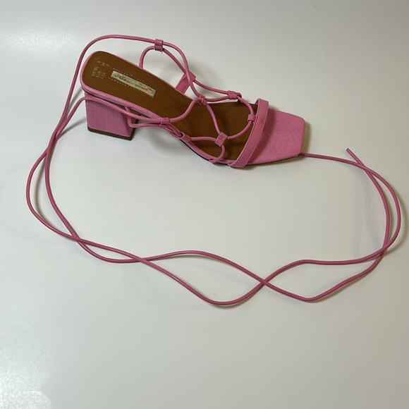 Pink Straps Heels - Picture 8 of 10